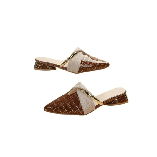 Point Toe Block Heels Sandals - SOLEA